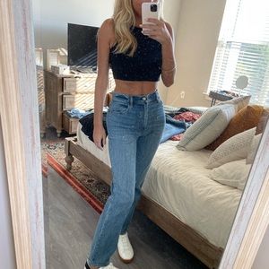 90s Ultra High Rise Straight Jeans Abercrombie and Fitch - 26R